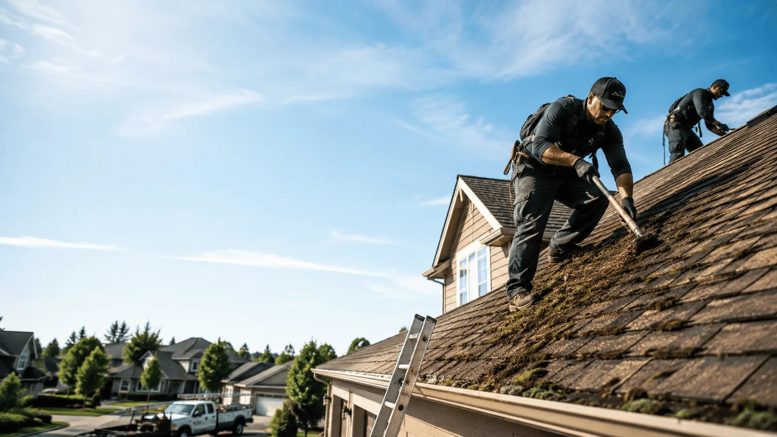 Roof Moss Removal in Temperance, MI near me
